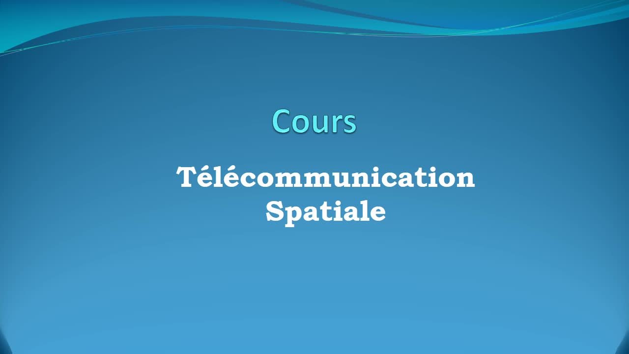 Télécommunication spatiale